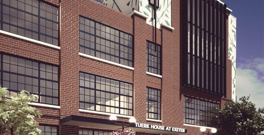 Tuerk House at Exeter Rendering